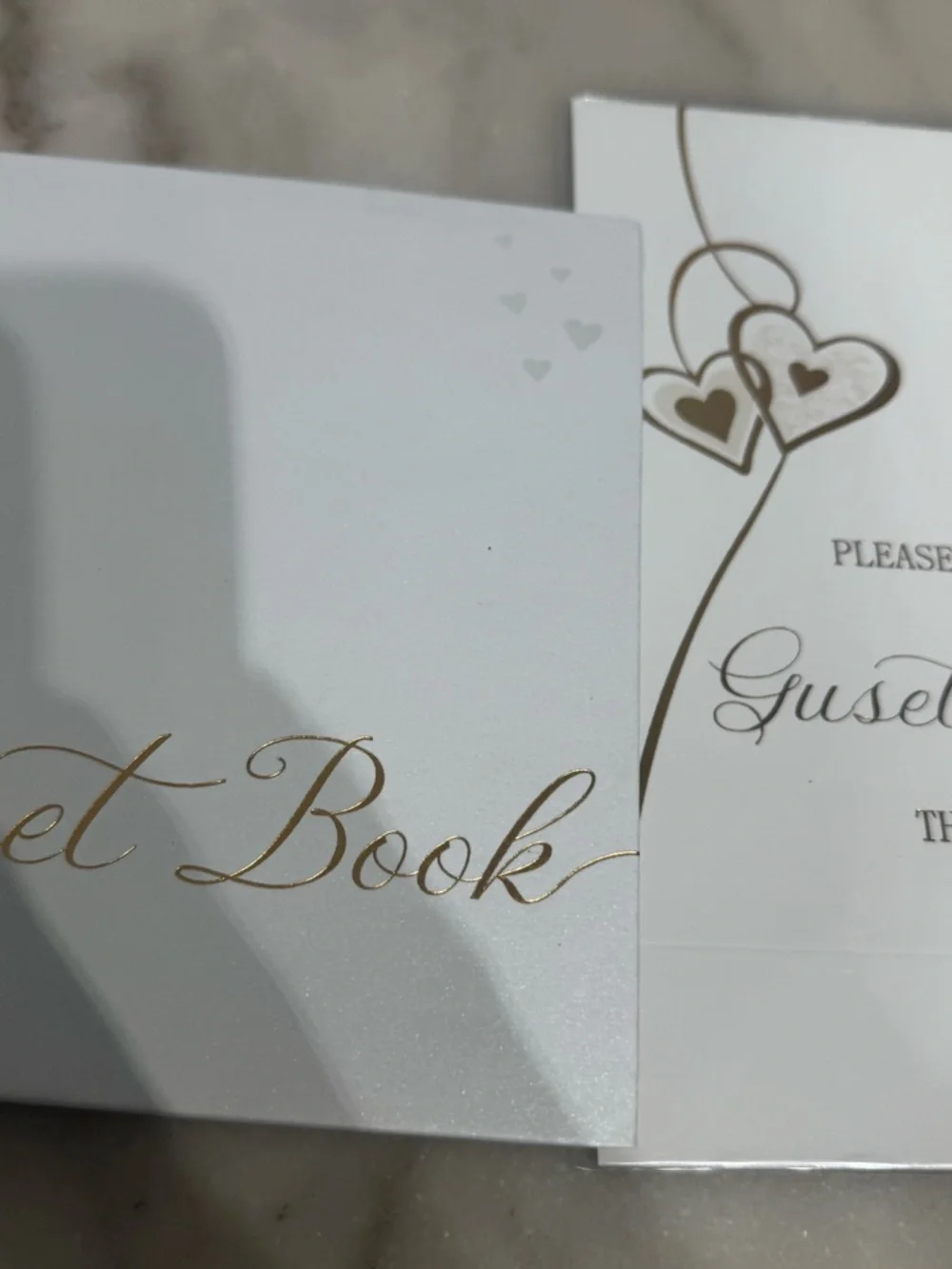 White Guest Book - Elegant Party Guestbook